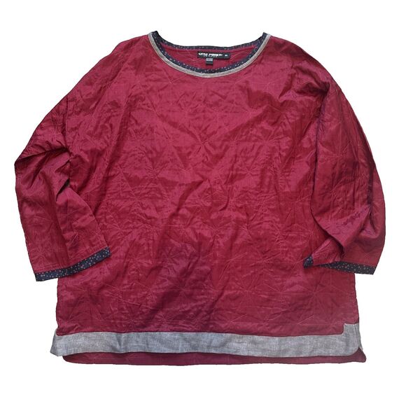 Little Journeys Chicago Pullover Upcycled Ethical Clothing XL Quilted Reclaimed - Picture 2 of 6